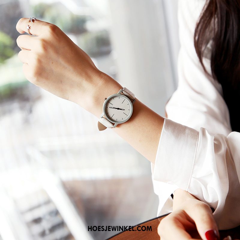 Horloges Dames Horloge Elegante Casual, Horloges Trend Mesh Rot