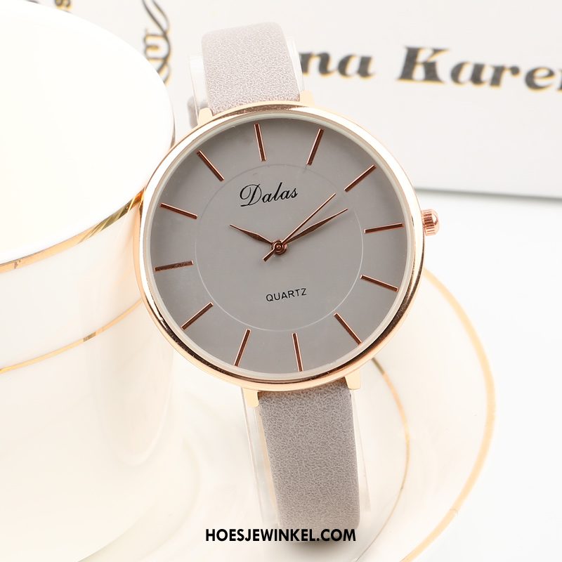 Horloges Dames Horlogeband Student Kunst, Horloges Trend Vrouwen