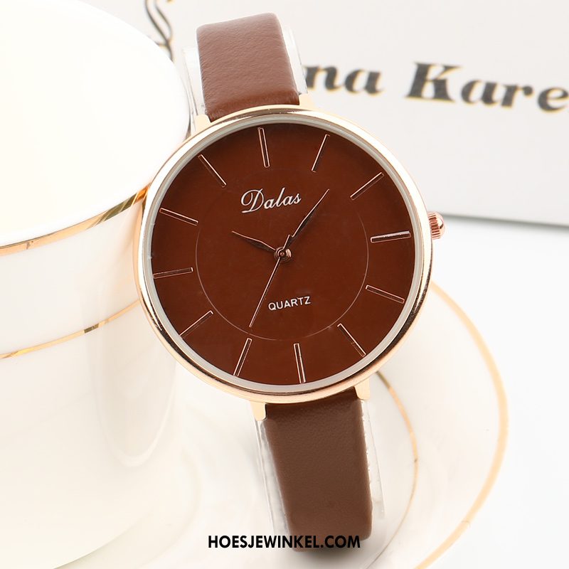 Horloges Dames Horlogeband Student Kunst, Horloges Trend Vrouwen