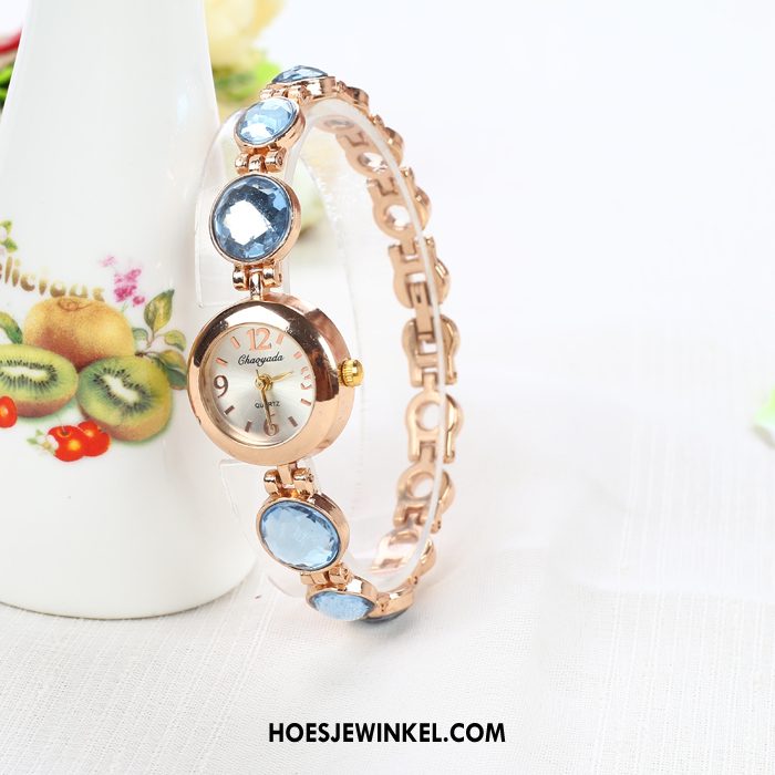 Horloges Dames Kristal Kleur Vrouwen, Horloges Horloge Alle Wedstrijden