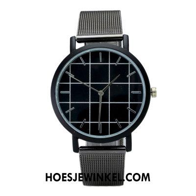 Horloges Dames Mannen Trend Lovers, Horloges Vrouwen Mesh