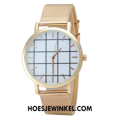 Horloges Dames Mannen Trend Lovers, Horloges Vrouwen Mesh