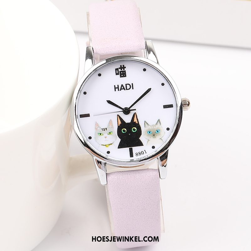 Horloges Dames Mini Horloge Vrouwen, Horloges Alle Wedstrijden Quartz Horloge