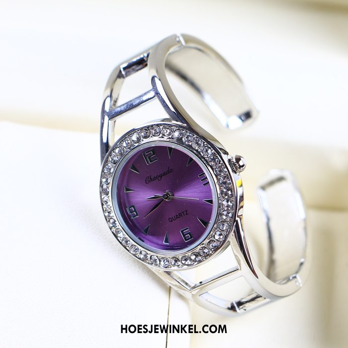 Horloges Dames Mode Trend Quartz Horloge, Horloges Strass Vrouwen