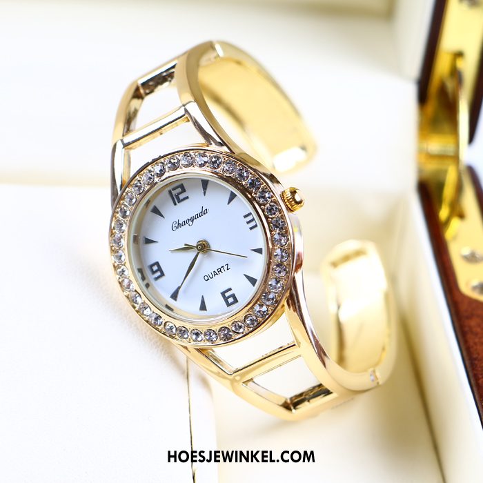 Horloges Dames Mode Trend Quartz Horloge, Horloges Strass Vrouwen