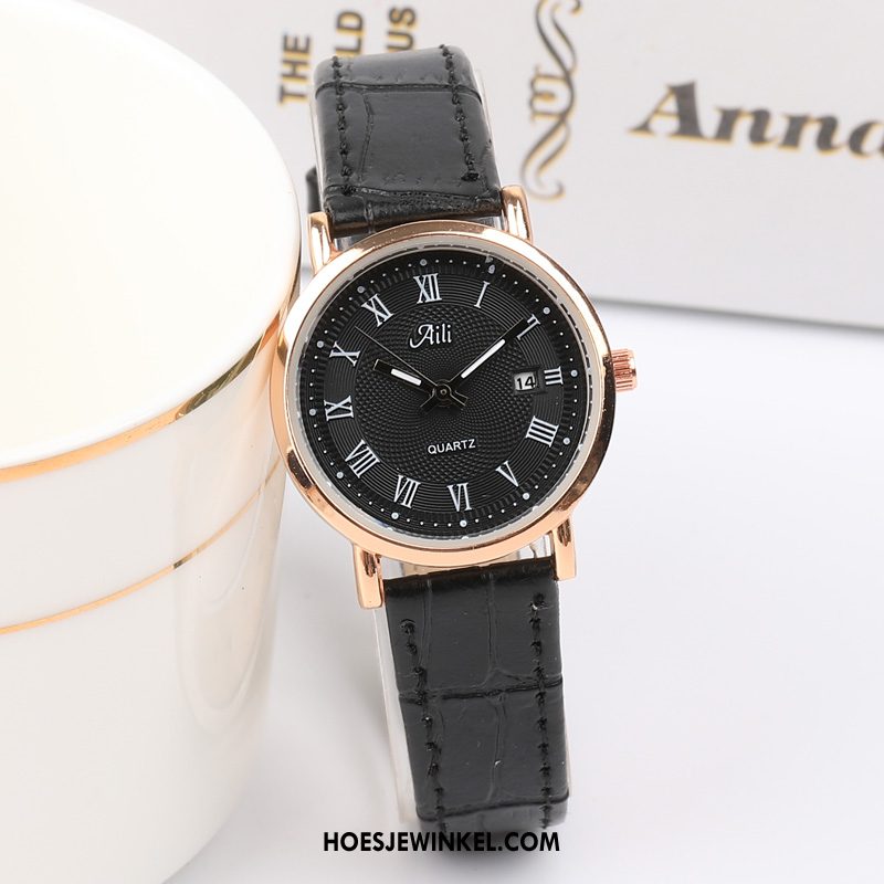 Horloges Dames Quartz Horloge Eenvoudig Trend, Horloges Elegante Kalender