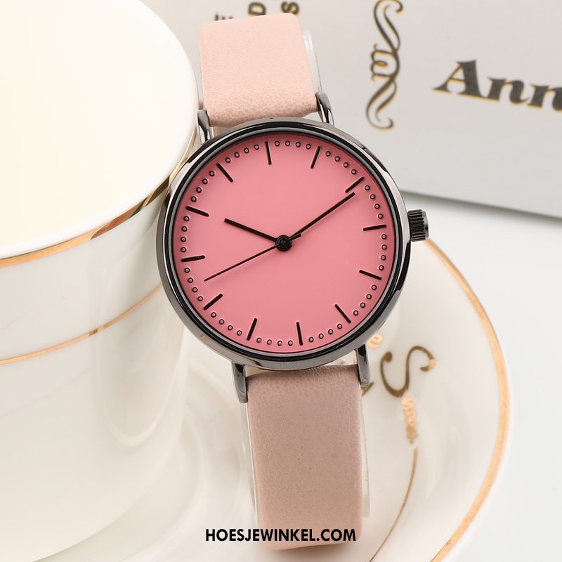 Horloges Dames Schattig Vrouwen Kunst, Horloges Meisje Horloge Rosa