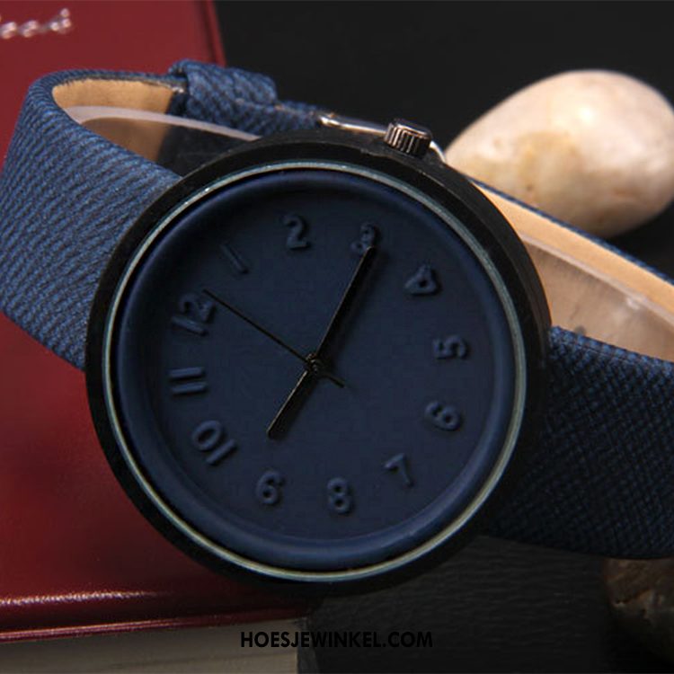 Horloges Dames Scheppend Eenvoudig Quartz Horloge, Horloges Nieuw Driedimensionaal