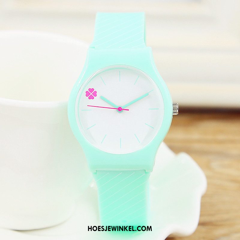 Horloges Dames Student Horloge Waterdicht, Horloges Kind Schattig