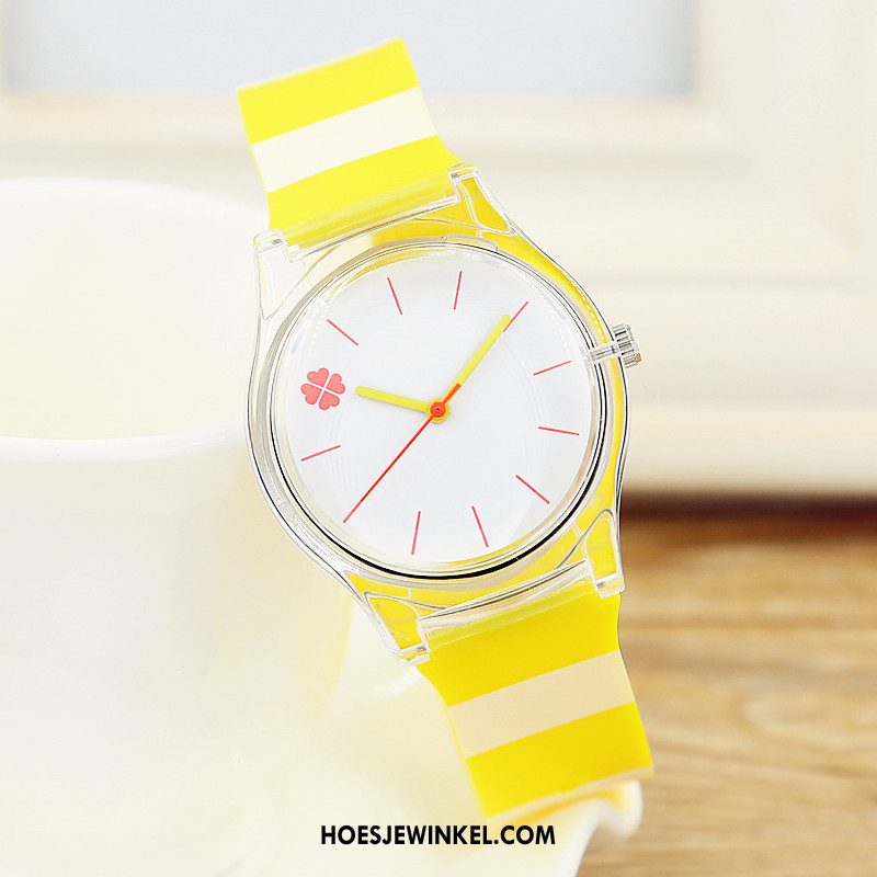 Horloges Dames Student Horloge Waterdicht, Horloges Kind Schattig