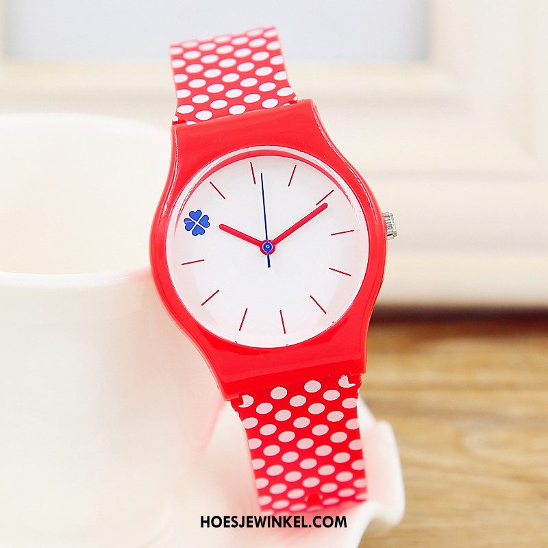 Horloges Dames Student Horloge Waterdicht, Horloges Kind Schattig