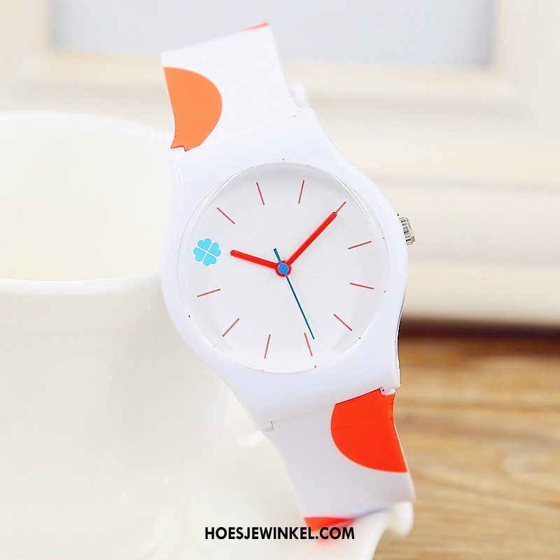 Horloges Dames Student Horloge Waterdicht, Horloges Kind Schattig