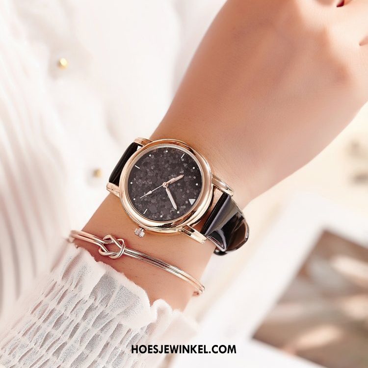 Horloges Dames Trend Eenvoudig Quartz Horloge, Horloges Elegante Student