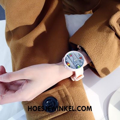 Horloges Dames Vers Snoep Kleur Trend, Horloges Alle Wedstrijden Schattig