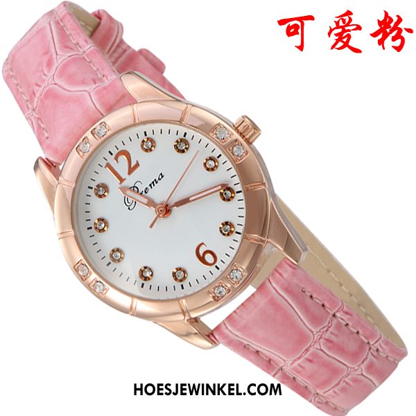 Horloges Dames Vrouwen Mode Schattig, Horloges Student Waterdicht