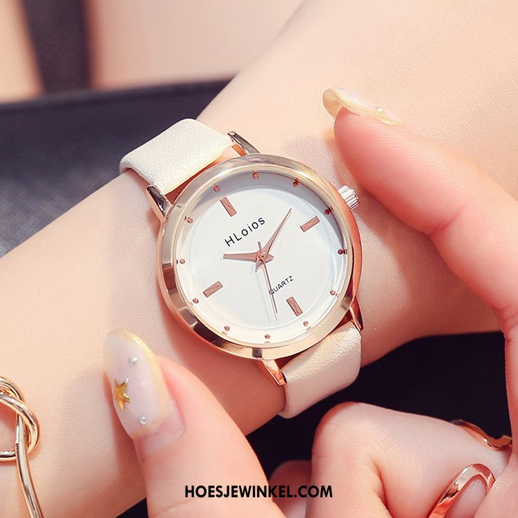 Horloges Dames Vrouwen Mode Trend, Horloges Vintage Bloemen Rosa