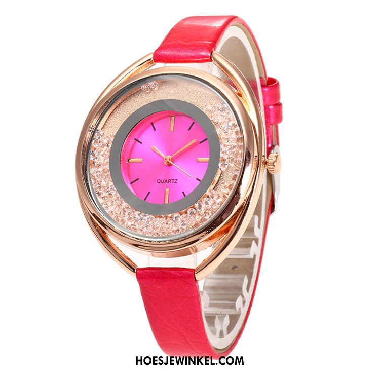 Horloges Dames Vrouwen Strass Quartz Horloge, Horloges Mode Ster