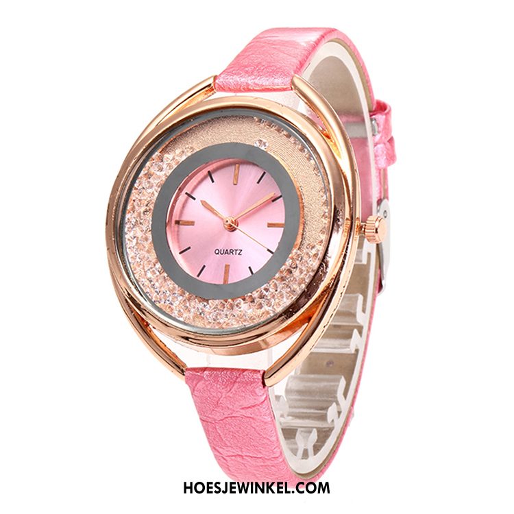 Horloges Dames Vrouwen Strass Quartz Horloge, Horloges Mode Ster