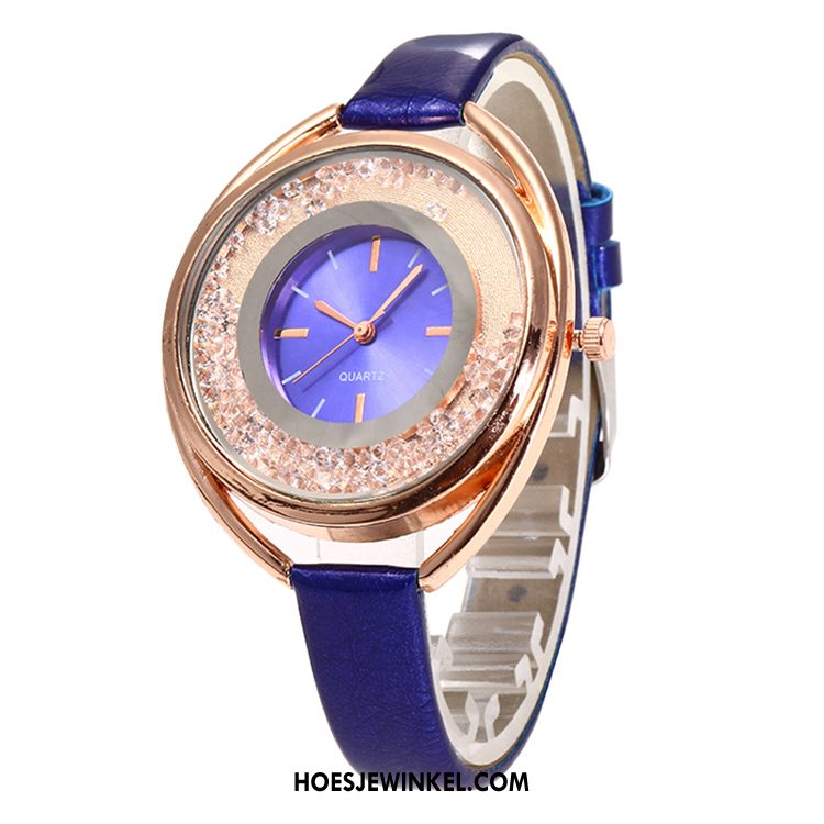 Horloges Dames Vrouwen Strass Quartz Horloge, Horloges Mode Ster