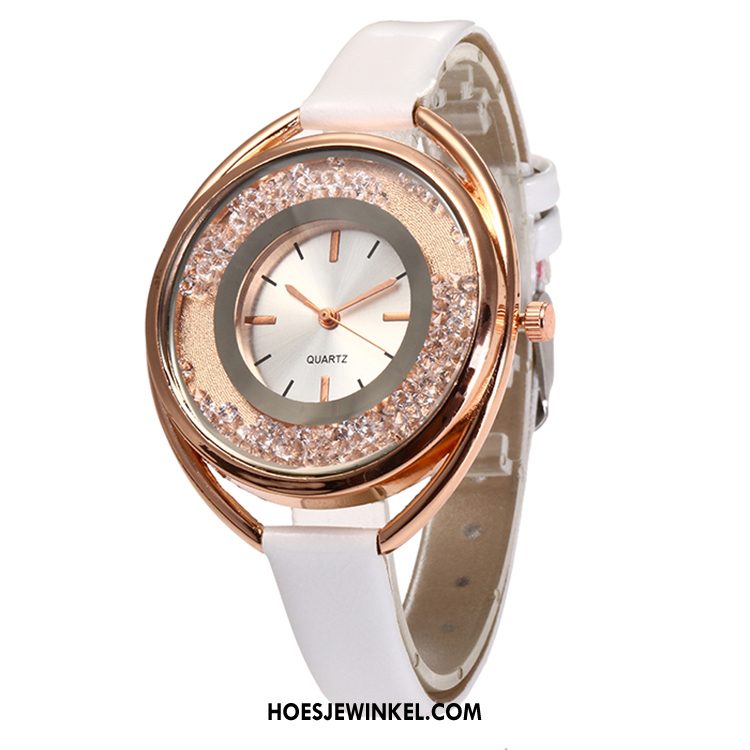 Horloges Dames Vrouwen Strass Quartz Horloge, Horloges Mode Ster