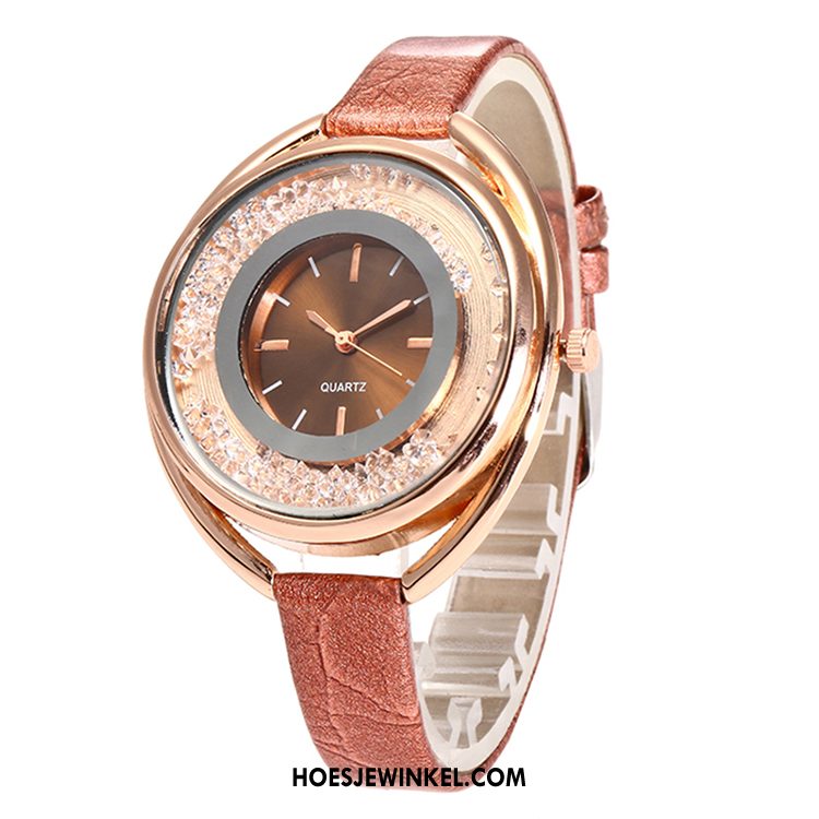 Horloges Dames Vrouwen Strass Quartz Horloge, Horloges Mode Ster