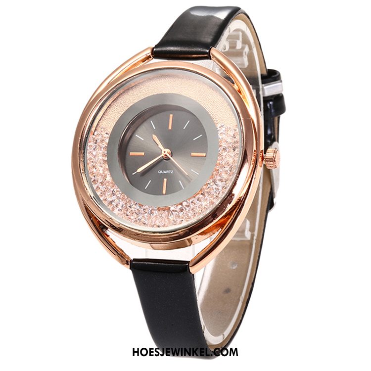 Horloges Dames Vrouwen Strass Quartz Horloge, Horloges Mode Ster