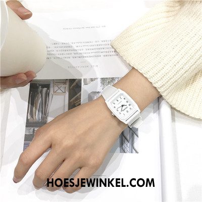 Horloges Dames Vrouwen Vintage Vierkante, Horloges Eenvoudig Lang
