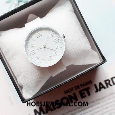 Horloges Dames Zacht Gemiddelde Silicone, Horloges Student Vrouwen