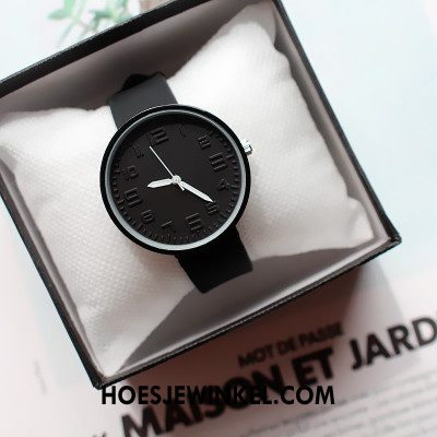 Horloges Dames Zacht Gemiddelde Silicone, Horloges Student Vrouwen