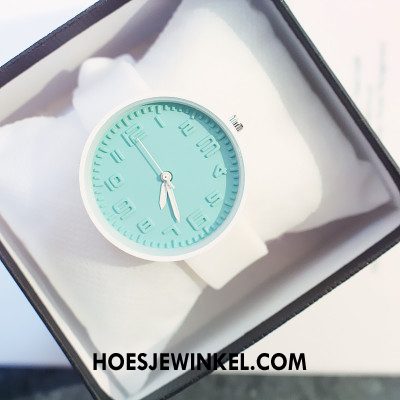 Horloges Dames Zacht Gemiddelde Silicone, Horloges Student Vrouwen