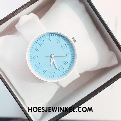 Horloges Dames Zacht Gemiddelde Silicone, Horloges Student Vrouwen