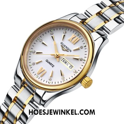 Horloges Heren 2018 Waterdicht Quartz Horloge, Horloges Lichtende Nachtwolken Nieuw Schwarz Gold