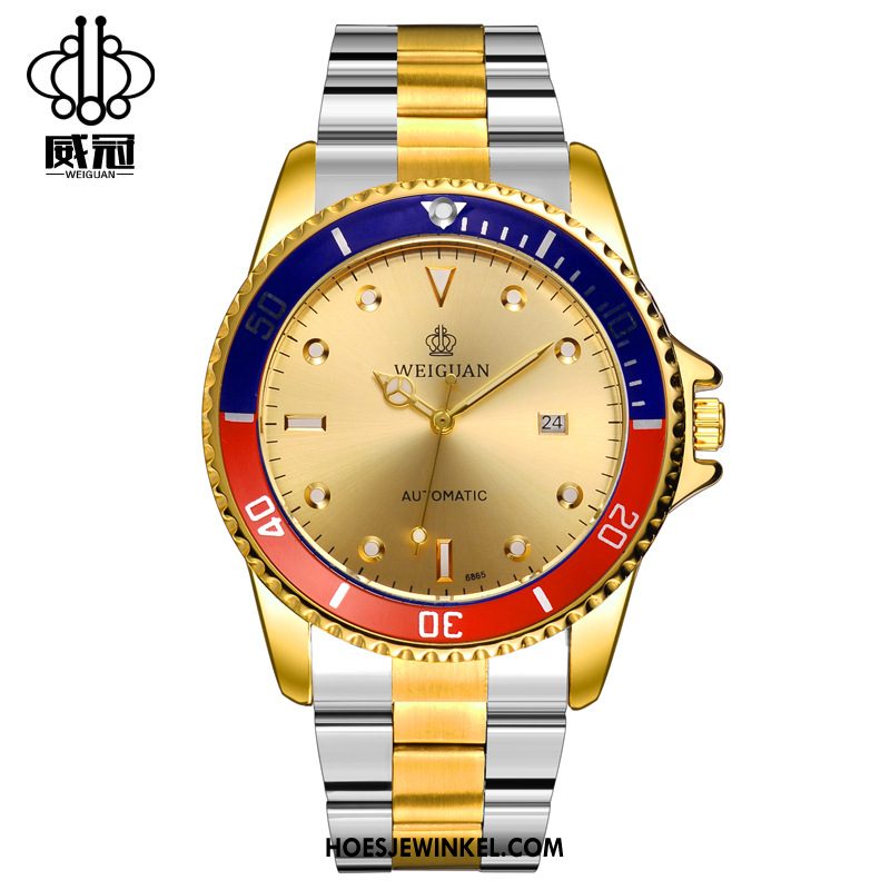 Horloges Heren Casual Horloge Business, Horloges Automatisch Mannen Gold