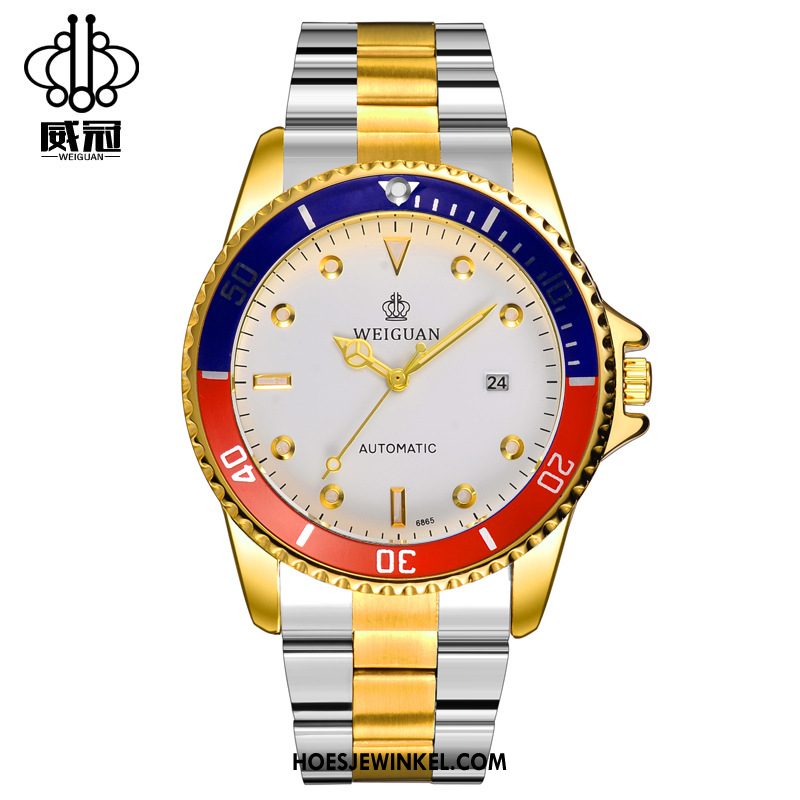 Horloges Heren Casual Horloge Business, Horloges Automatisch Mannen Gold