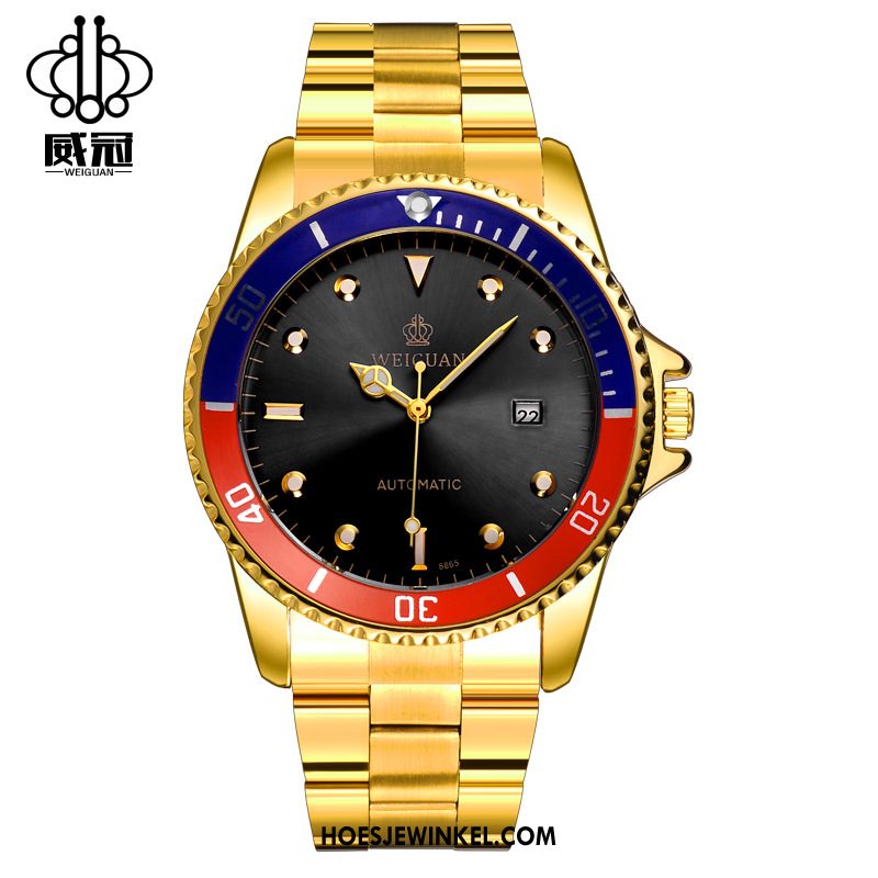 Horloges Heren Casual Horloge Business, Horloges Automatisch Mannen Gold