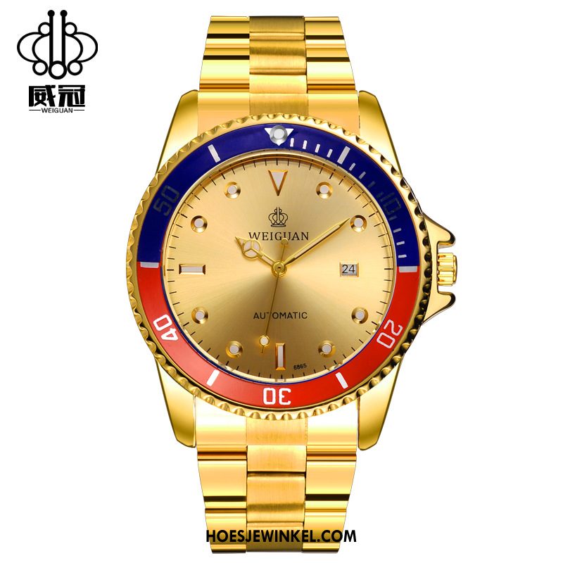 Horloges Heren Casual Horloge Business, Horloges Automatisch Mannen Gold