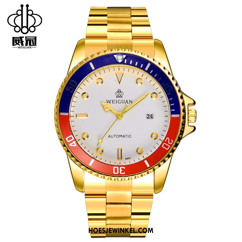 Horloges Heren Casual Horloge Business, Horloges Automatisch Mannen Gold