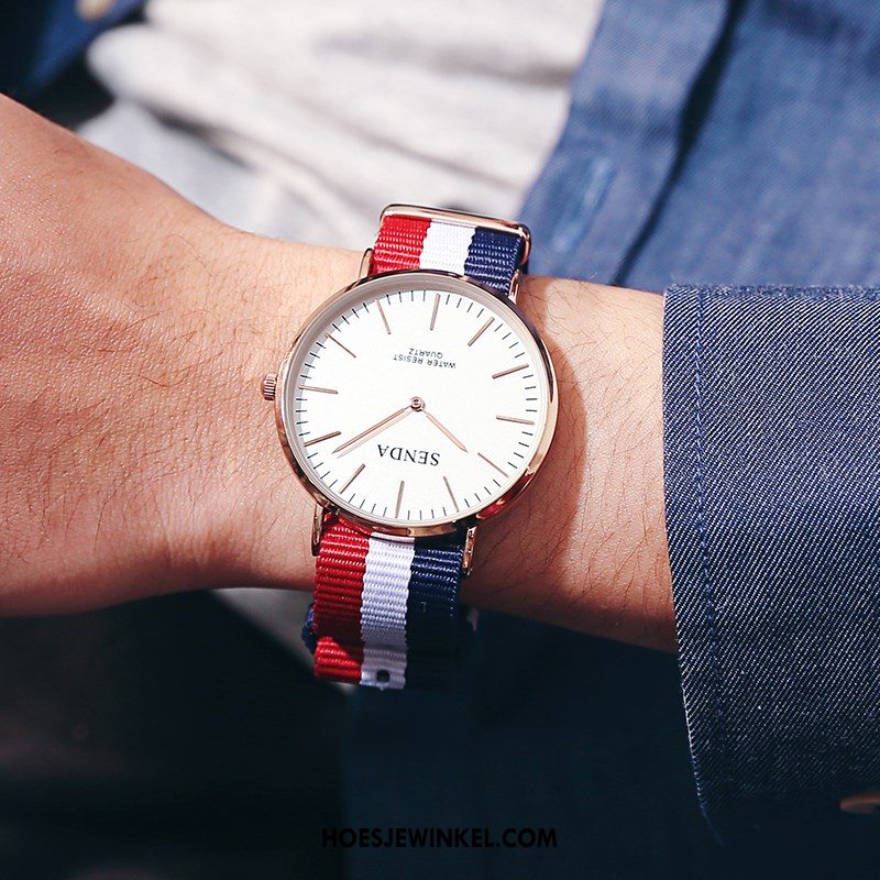 Horloges Heren Dun Trend Horloge, Horloges Quartz Horloge Mode