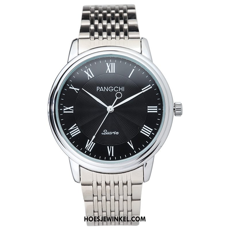 Horloges Heren Echte Horloge Vrouwen, Horloges Mode Trend Weiß Silber