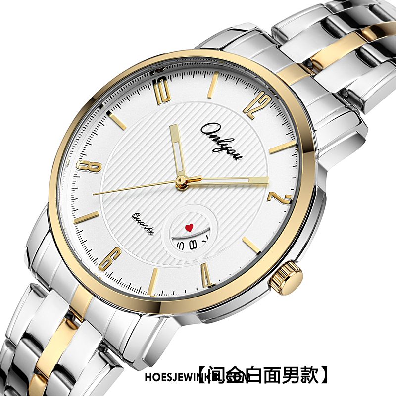 Horloges Heren Eenvoudig Horloge Mannen, Horloges Echte Business Gold
