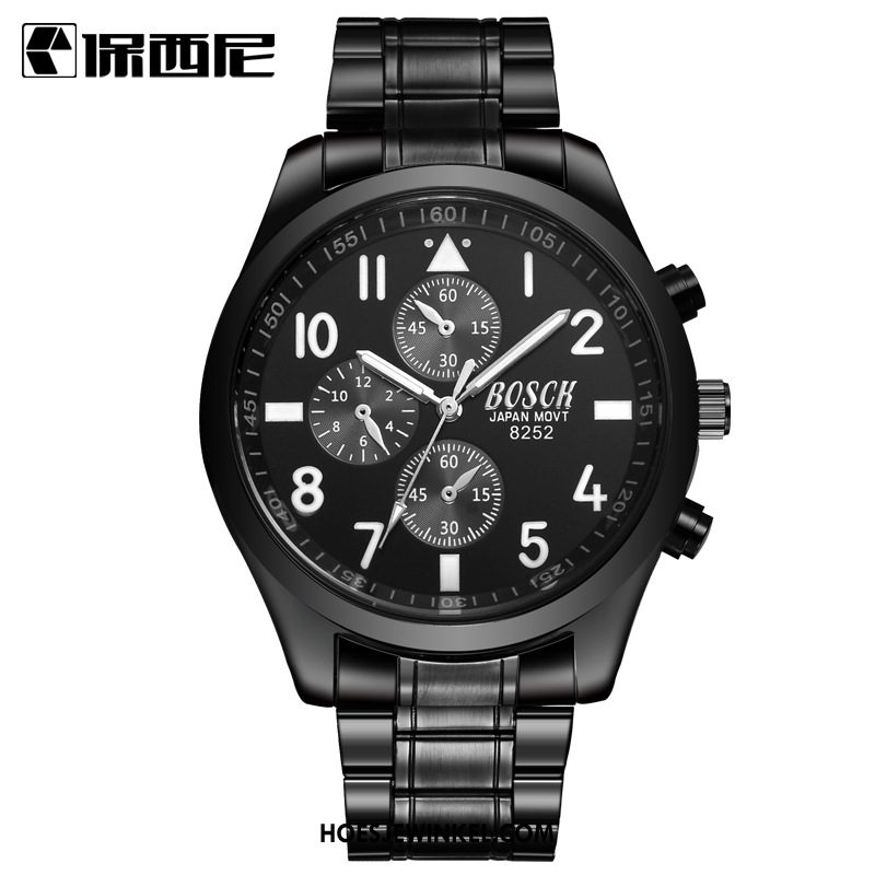 Horloges Heren Groot Horloge Waterdicht, Horloges Nieuw Riem Schwarz