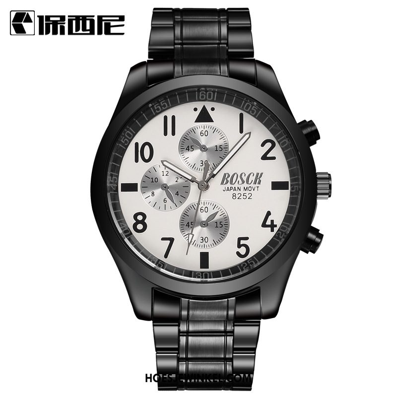 Horloges Heren Groot Horloge Waterdicht, Horloges Nieuw Riem Schwarz