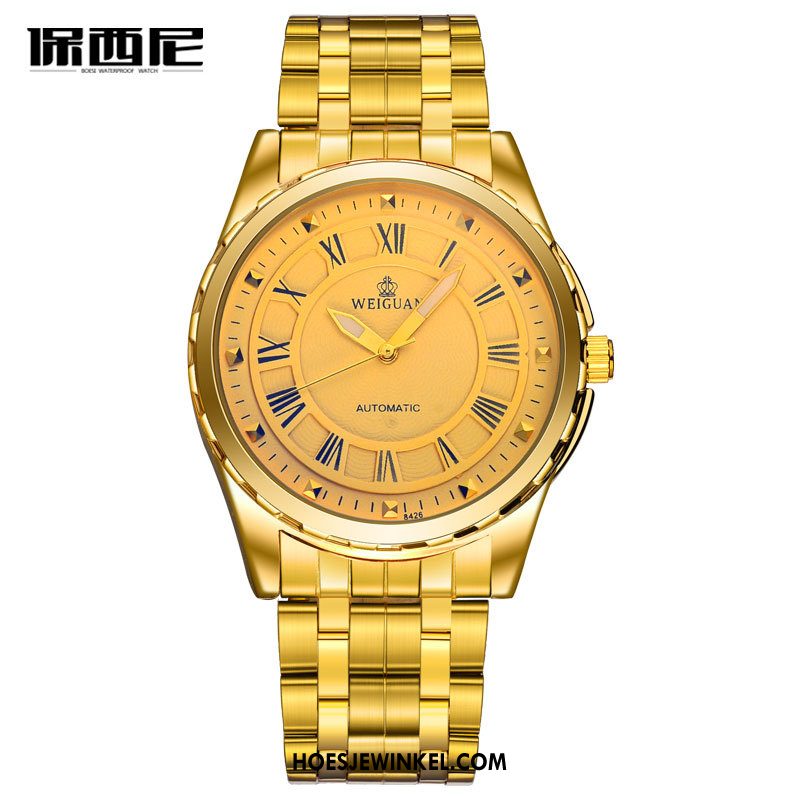 Horloges Heren Horloge Waterdicht Roestvrij Staal, Horloges Mannen Quartz Horloge