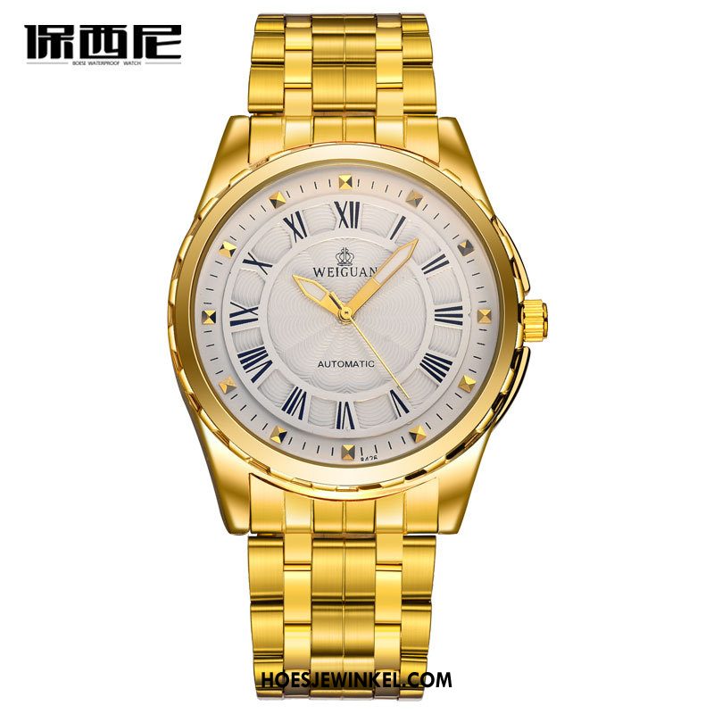 Horloges Heren Horloge Waterdicht Roestvrij Staal, Horloges Mannen Quartz Horloge