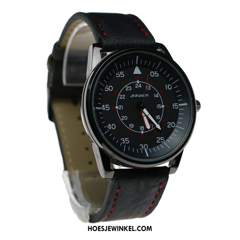 Horloges Heren Lovers Sport Mode, Horloges Casual Waterdicht Schwarz Braun