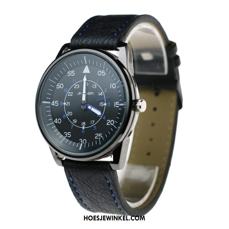 Horloges Heren Lovers Sport Mode, Horloges Casual Waterdicht Schwarz Braun