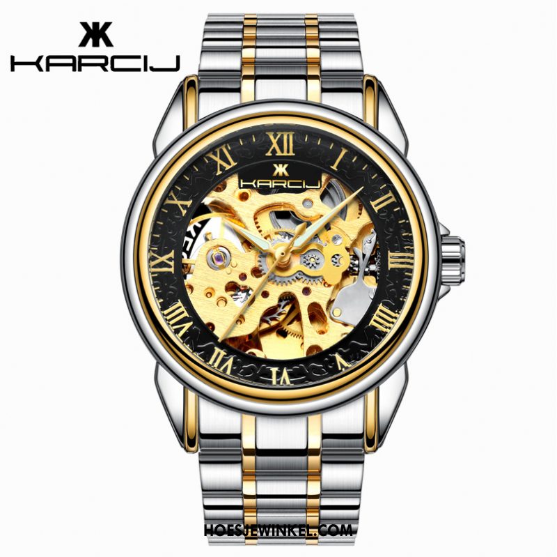 Horloges Heren Mannen Horloge Kant, Horloges Student Waterdicht Gold