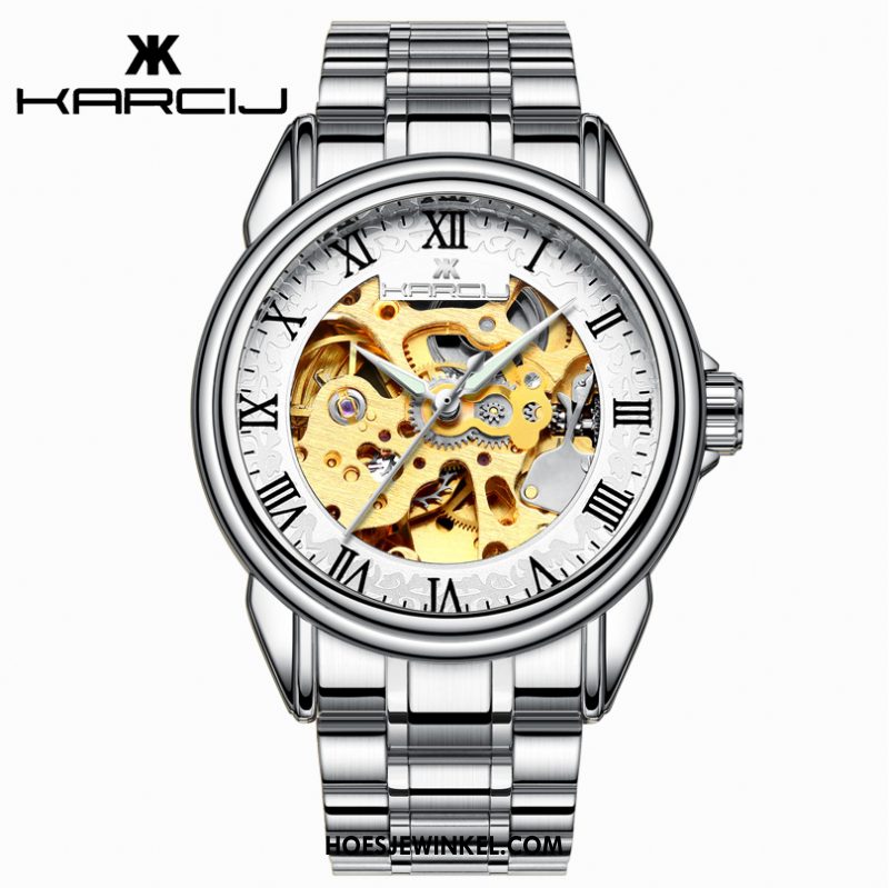 Horloges Heren Mannen Horloge Kant, Horloges Student Waterdicht Gold