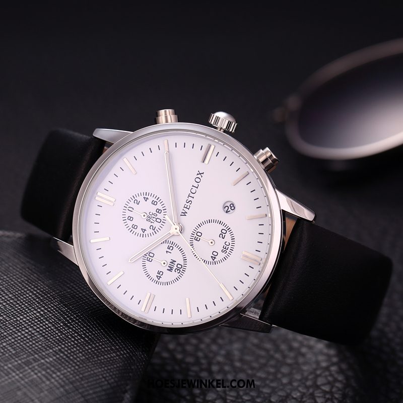Horloges Heren Mode Waterdicht Mannen, Horloges Nieuw Trend Schwarz