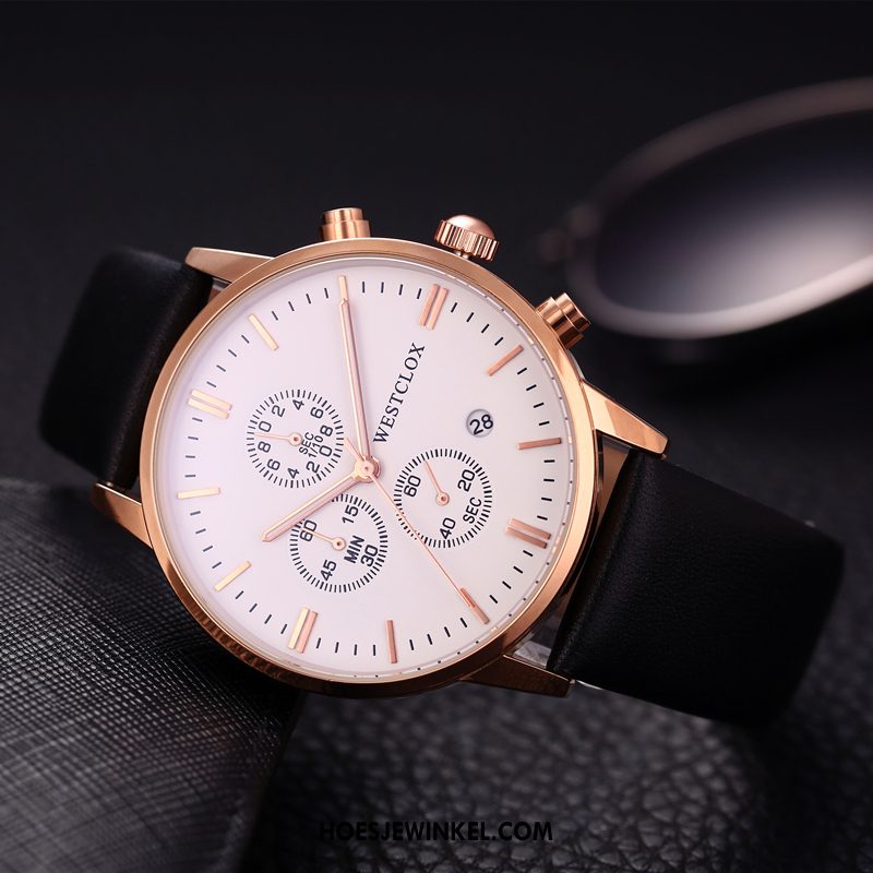 Horloges Heren Mode Waterdicht Mannen, Horloges Nieuw Trend Schwarz